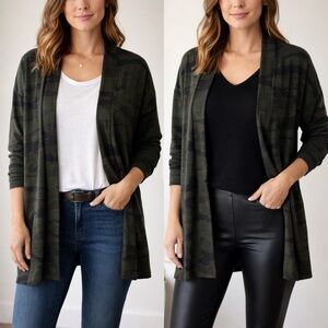 Sanctuary Olive Camouflage Cardigan